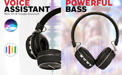 Honeywell Moxie V10 Bluetooth Headphones - Black/Olive Green/Red Value Series/1 Year Warranty
