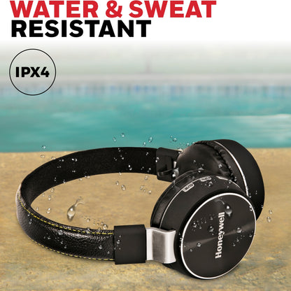 Honeywell Moxie V10 Bluetooth Headphones - Black/Olive Green/Red Value Series/1 Year Warranty