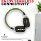 Honeywell Moxie V10 Bluetooth Headphones - Black/Olive Green/Red Value Series/1 Year Warranty