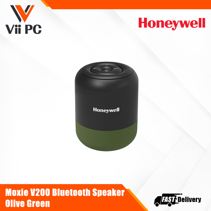 Honeywell Moxie V200 Bluetooth Speaker – Blue/Orange/Olive Green Value Series/1 Year Warranty