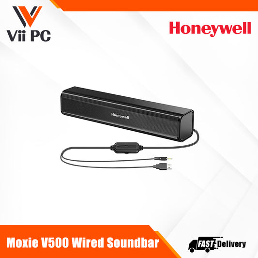 Honeywell MOXIE V500 Wired Soundbar Black Value Series/1 Year Warranty