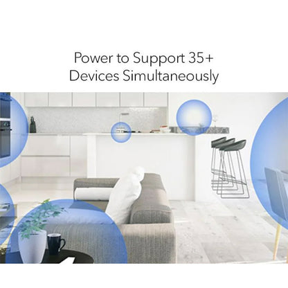 NETGEAR Nighthawk Dual-Band WiFi 6 Mesh System, 3 Pack (MK73S) - Up to 3Gbps wireless speeds, NETGEAR Armor™, coverage up to 4,500 sq. ft.