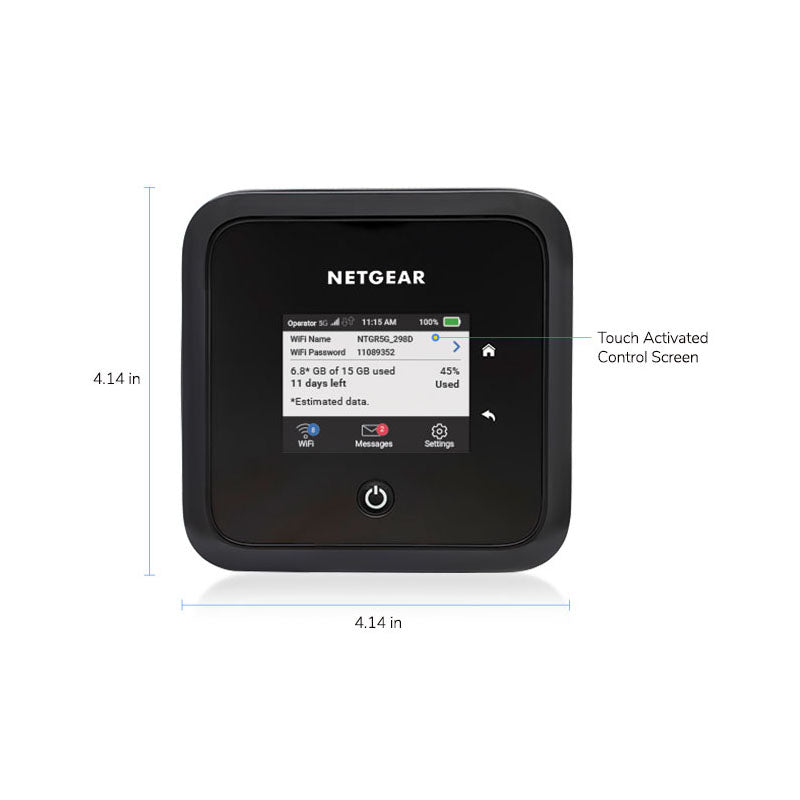 NETGEAR Nighthawk M5 5G WiFi 6 Mobile Router (MR5200) - Powered by the Qualcomm® Snapdragon™ X55 5G Modem-RF System