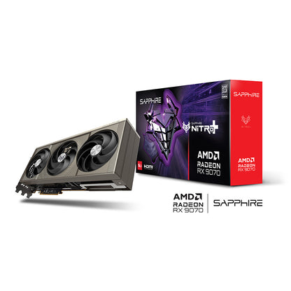 SAPPHIRE NITRO+ AMD Radeon™ RX 9070 16GB GDDR6 Graphics Card