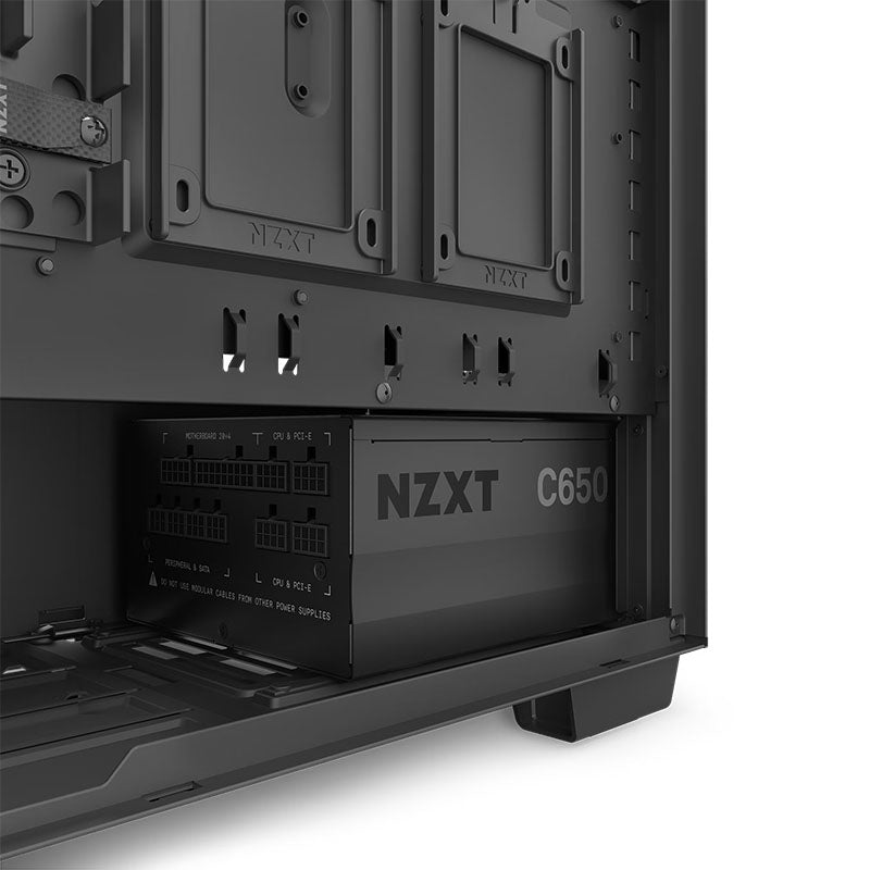 NZXT C650 Gold 650W 80 Plus® Gold Fully-Modular ATX Power Supply - Supports NVIDIA GPUs up to 3070 and AMD GPUs up to RX 6800 (10 Year Warranty)