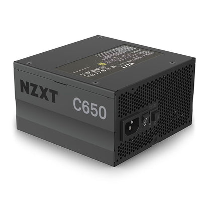 NZXT C650 Gold 650W 80 Plus® Gold Fully-Modular ATX Power Supply - Supports NVIDIA GPUs up to 3070 and AMD GPUs up to RX 6800 (10 Year Warranty)