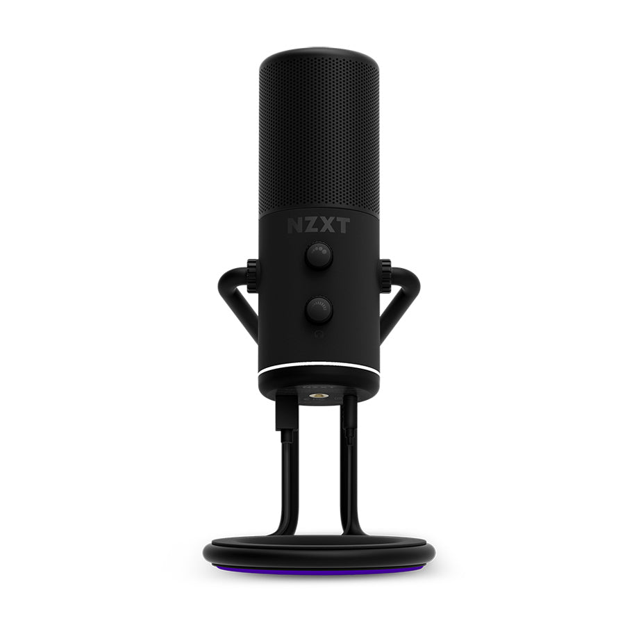 NZXT Capsule Cardioid USB Gaming Microphone - Black/White