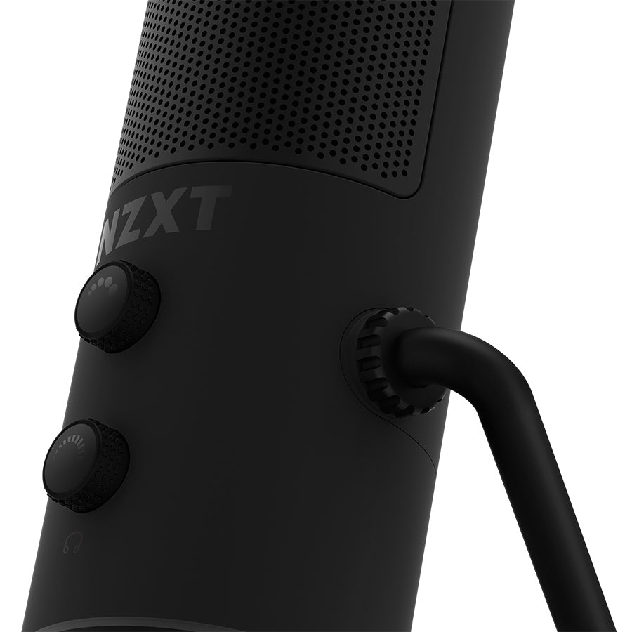 NZXT Capsule Cardioid USB Gaming Microphone - Black/White