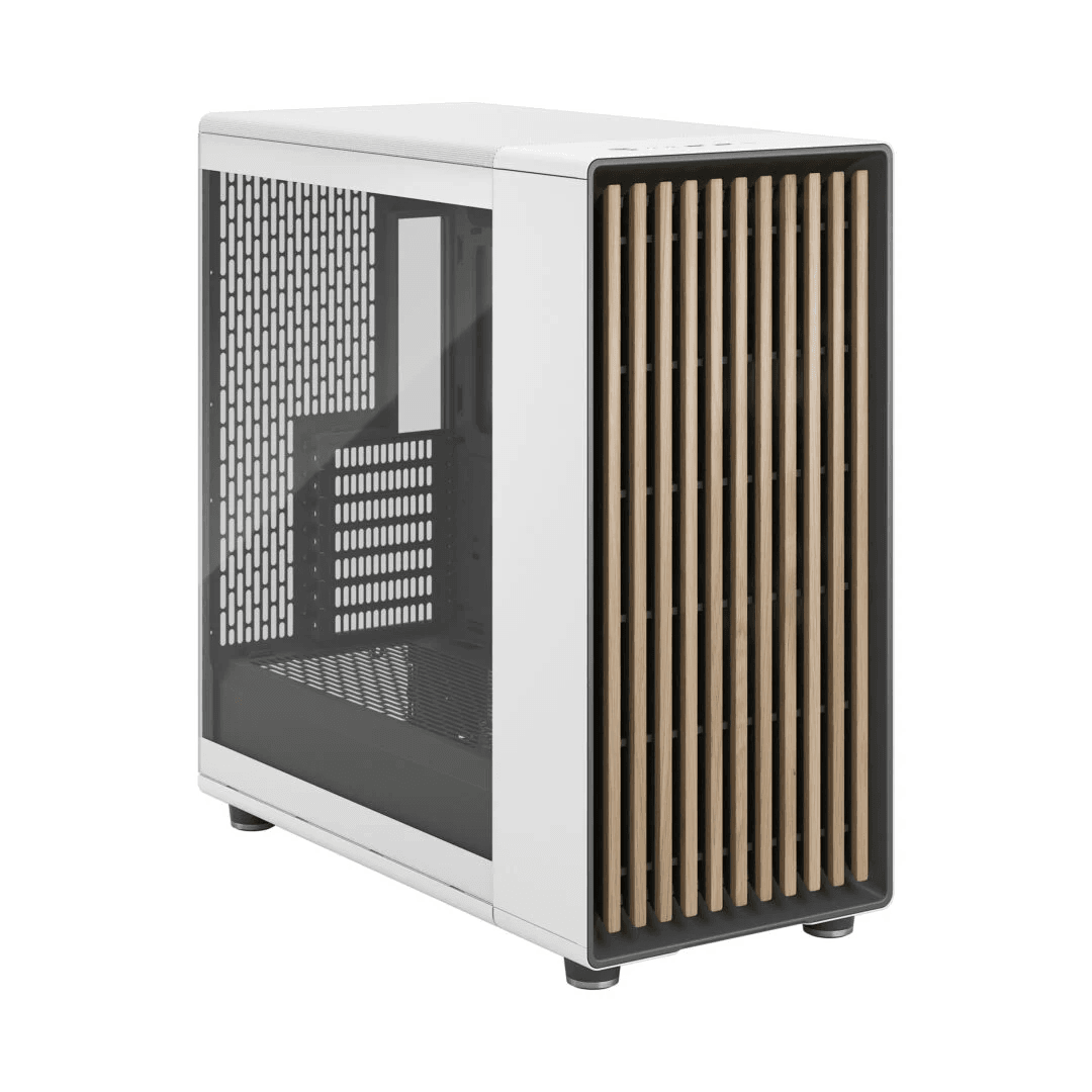 Fractal Design North XL (Charcoal Black/Chalk White) (Mesh/Tempered Glass) E-ATX/ATX/mATX/Mini-ITX CASE Wood Chassis