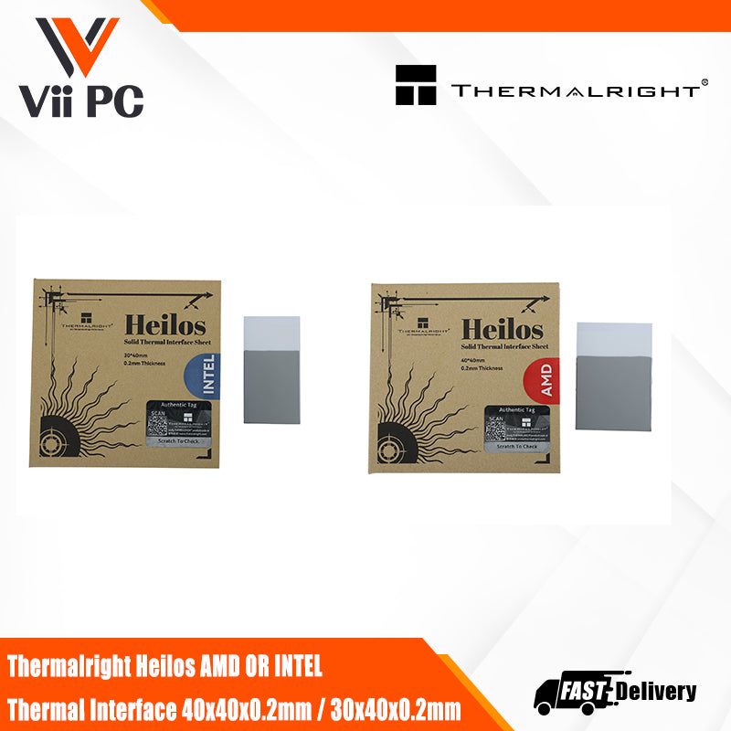 Thermalright Heilos AMD OR INTEL  Thermal Interface 40x40x0.2mm / 30x40x0.2mm THERMAL PAD