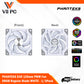 PHANTEKS D30 120mm PWM Fan, DRGB, Regular Blade, 1Pack/3Packs BLACK/WHITE