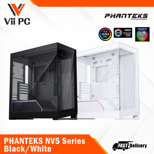 PHANTEKS NV5 Series Black/White ATX/Micro-ATX/Mini-ITX/E-ATX Casing