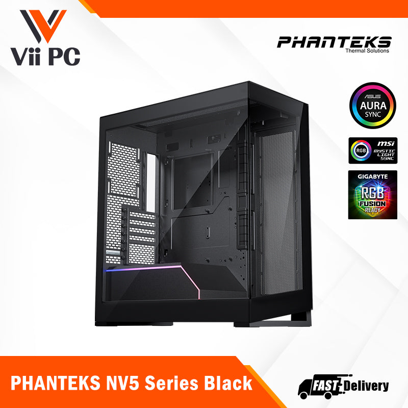PHANTEKS NV5 Series Black/White ATX/Micro-ATX/Mini-ITX/E-ATX Casing