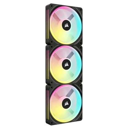 CORSAIR iCUE LINK QX120 RGB BLACK/WHITE, 120mm Magnetic Dome RGB Fan, Expansion Kit (Single Fan)