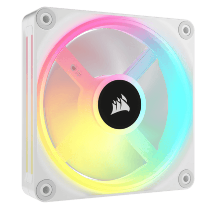 CORSAIR iCUE LINK QX120 RGB BLACK/WHITE, 120mm Magnetic Dome RGB Fan, Expansion Kit (Single Fan)