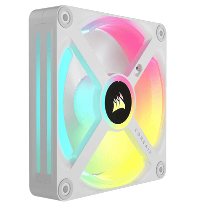 CORSAIR iCUE LINK QX120 RGB BLACK/WHITE, 120mm Magnetic Dome RGB Fan, Expansion Kit (Single Fan)