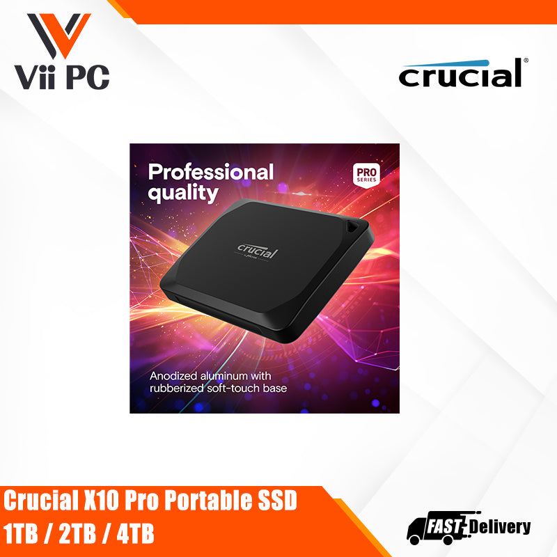 Crucial X10 Pro Portable SSD 1TB / 2TB / 4TB