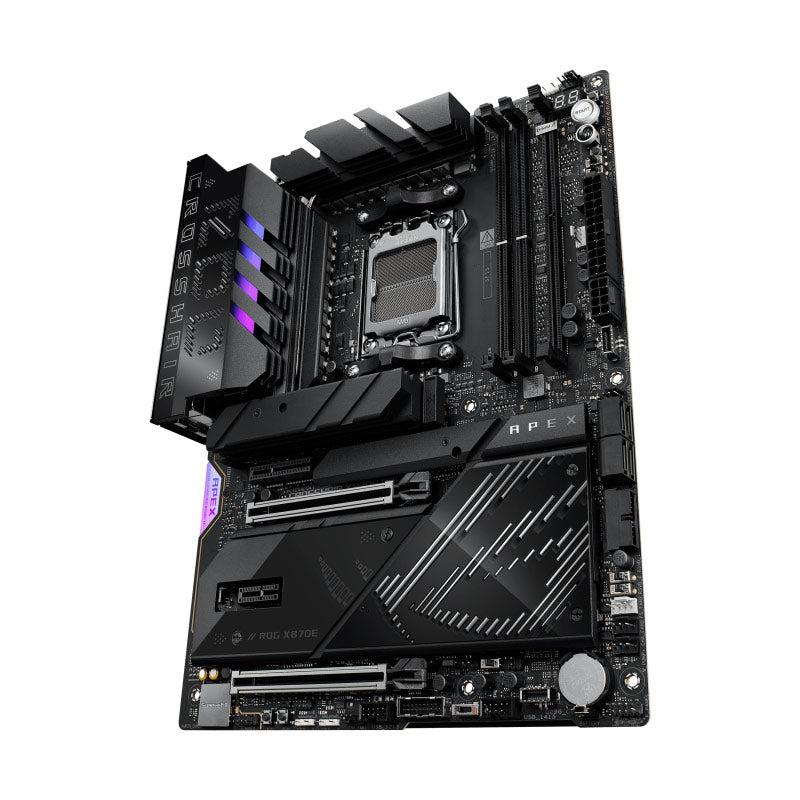 ASUS ROG CROSSHAIR X870E APEX - AM5 CPUs, DDR5, and PCIe® 5.0, WiFi 7, USB4®, ROG-Exclusive Memory Fan Kit - GAMING ATX Motherboard (AI PC Ready) - PRE-ORDER -
