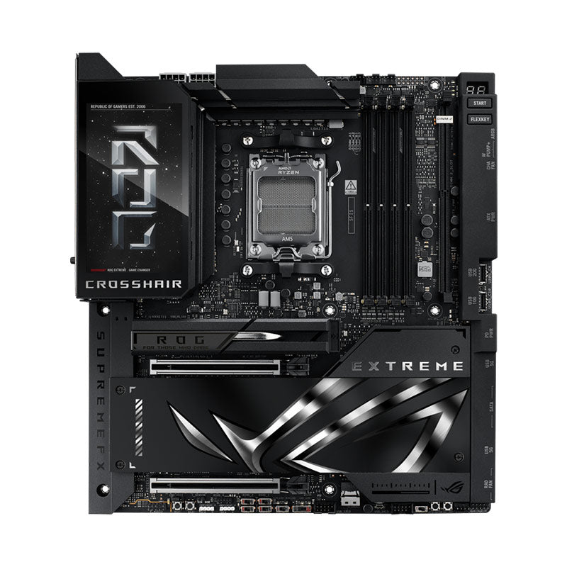 ASUS ROG CROSSHAIR X870E EXTREME - AM5 CPUs, DDR5, PCIe® 5.0, WiFi 7, USB4®, integrated 5-inch LCD - GAMING E-ATX Motherboard (AI PC Ready) - PRE-ORDER -