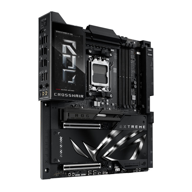 ASUS ROG CROSSHAIR X870E EXTREME - AM5 CPUs, DDR5, PCIe® 5.0, WiFi 7, USB4®, integrated 5-inch LCD - GAMING E-ATX Motherboard (AI PC Ready) - PRE-ORDER -