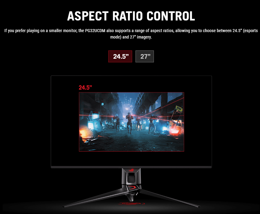 ASUS ROG Swift OLED PG32UCDM 32" Gaming Monitor - 32" (31.5 inch viewable) 4K (3840 x 2160) QD-OLED panel, 240 Hz, 0.03 ms (GTG), G-SYNC® compatible, custom heatsink, graphene film, uniform brightness, 99% DCI-P3, 90 W Type-C® (*Pre-Order 30days)