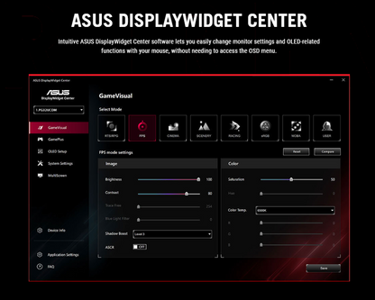 ASUS ROG Swift OLED PG32UCDM 32" Gaming Monitor - 32" (31.5 inch viewable) 4K (3840 x 2160) QD-OLED panel, 240 Hz, 0.03 ms (GTG), G-SYNC® compatible, custom heatsink, graphene film, uniform brightness, 99% DCI-P3, 90 W Type-C® (*Pre-Order 30days)