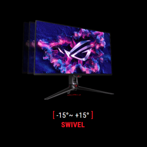 ASUS ROG Swift OLED PG32UCDM 32" Gaming Monitor - 32" (31.5 inch viewable) 4K (3840 x 2160) QD-OLED panel, 240 Hz, 0.03 ms (GTG), G-SYNC® compatible, custom heatsink, graphene film, uniform brightness, 99% DCI-P3, 90 W Type-C® (*Pre-Order 30days)