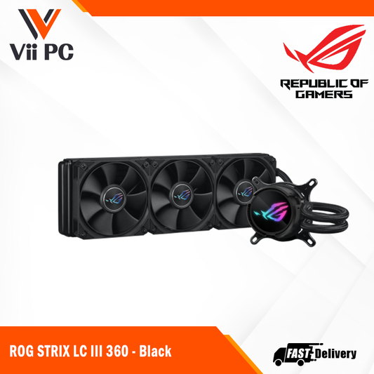 ASUS ROG Strix LC III all-in-one CPU liquid cooler - Black