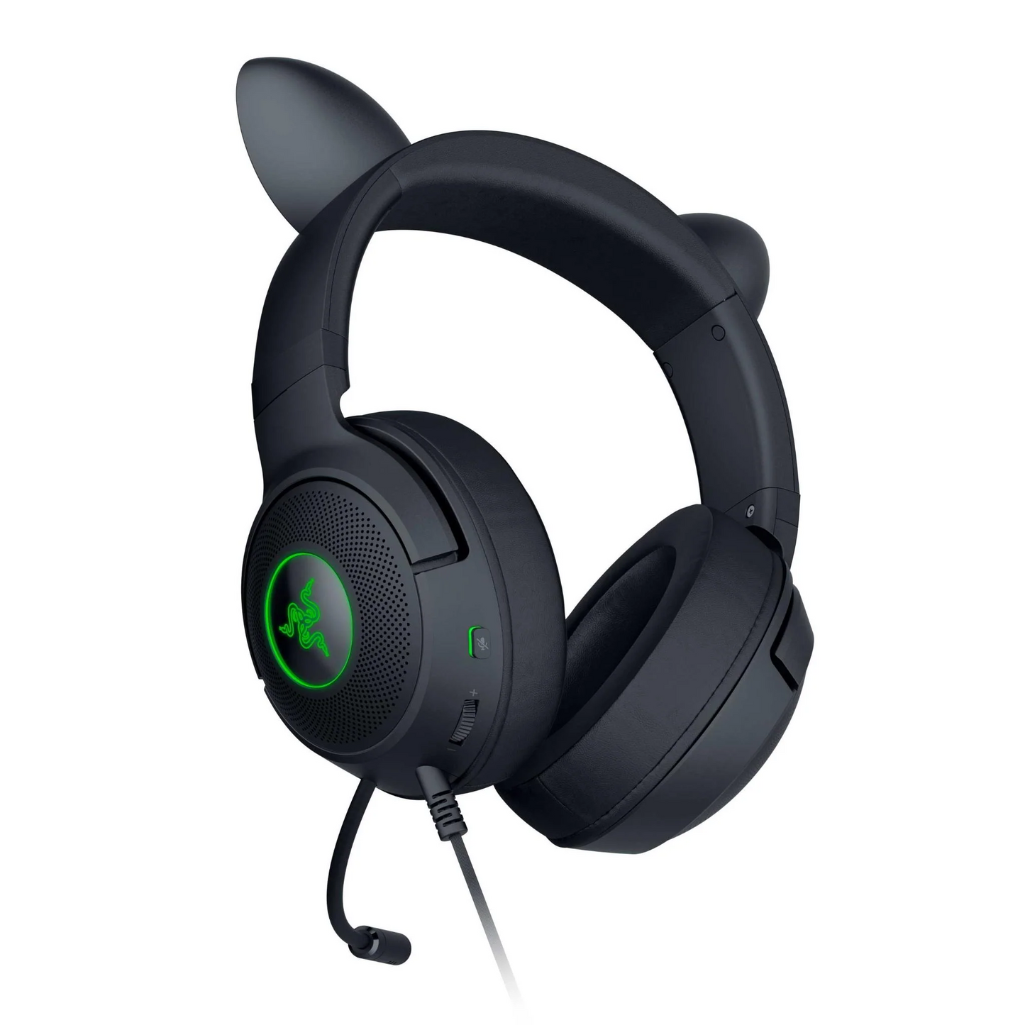 RAZER Kraken Kitty V2 Pro - Wired RGB Headset with Interchangeable Ears (Black/Quartz) - FRML Packaging
