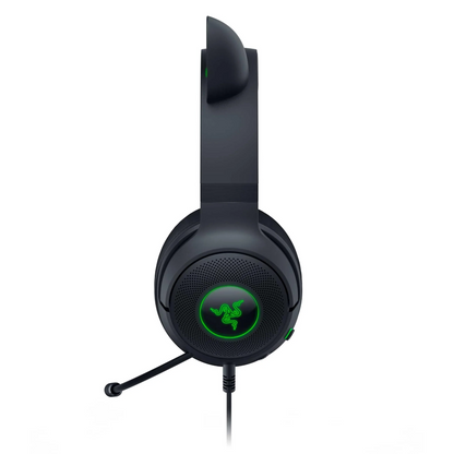 RAZER Kraken Kitty V2 Pro - Wired RGB Headset with Interchangeable Ears (Black/Quartz) - FRML Packaging