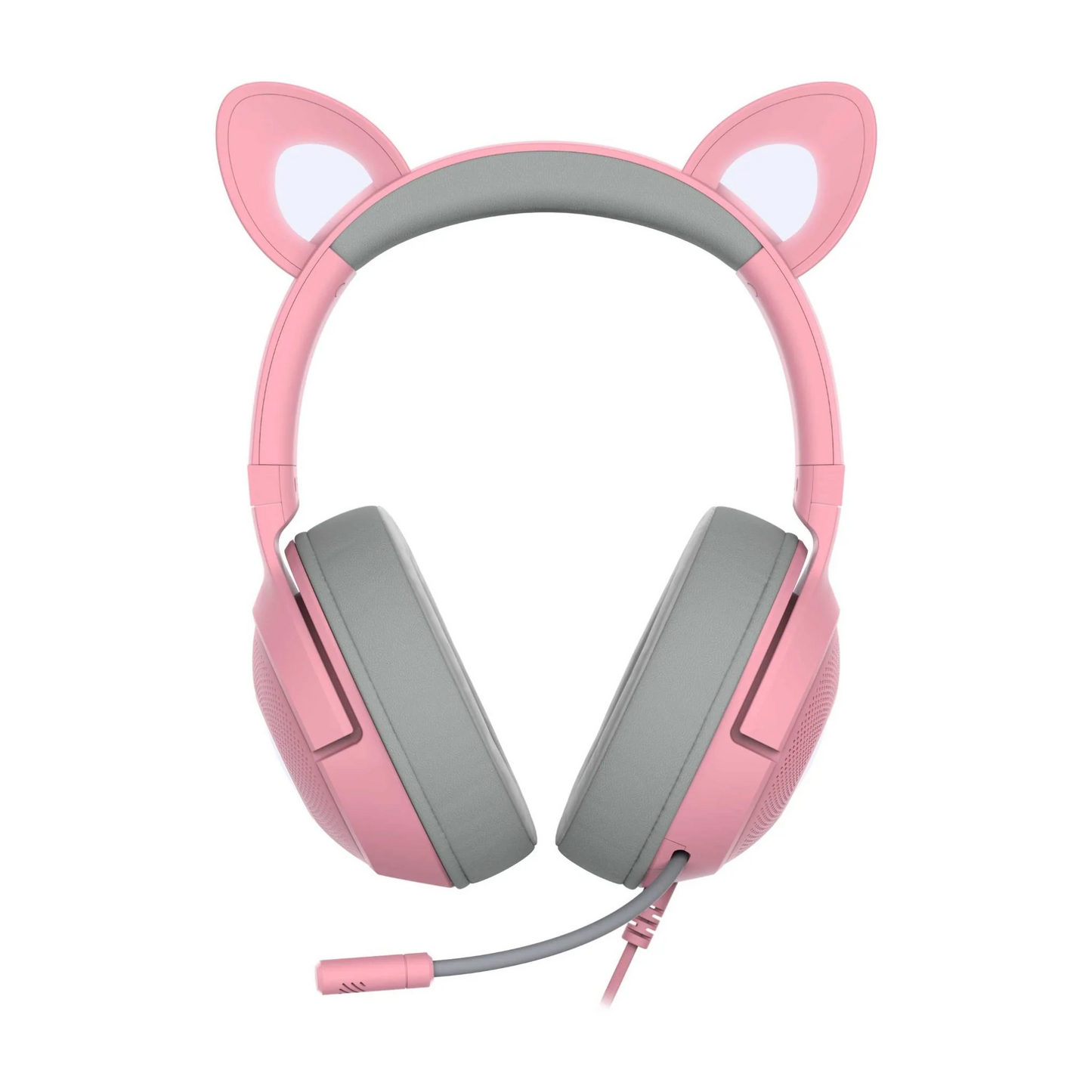 RAZER Kraken Kitty V2 Pro - Wired RGB Headset with Interchangeable Ears (Black/Quartz) - FRML Packaging
