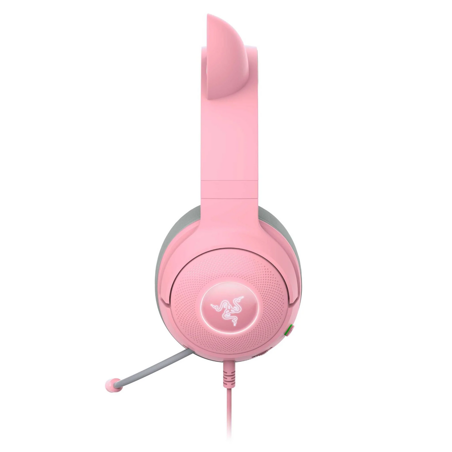 RAZER Kraken Kitty V2 Pro - Wired RGB Headset with Interchangeable Ears (Black/Quartz) - FRML Packaging