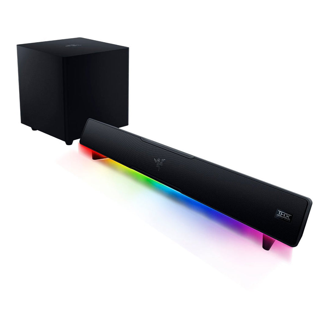 RAZER Leviathan V2 - PC Gaming Sound Bar with Subwoofer (THX Spatial Audio, Razer Chroma™ RGB, Bluetooth 5.2)