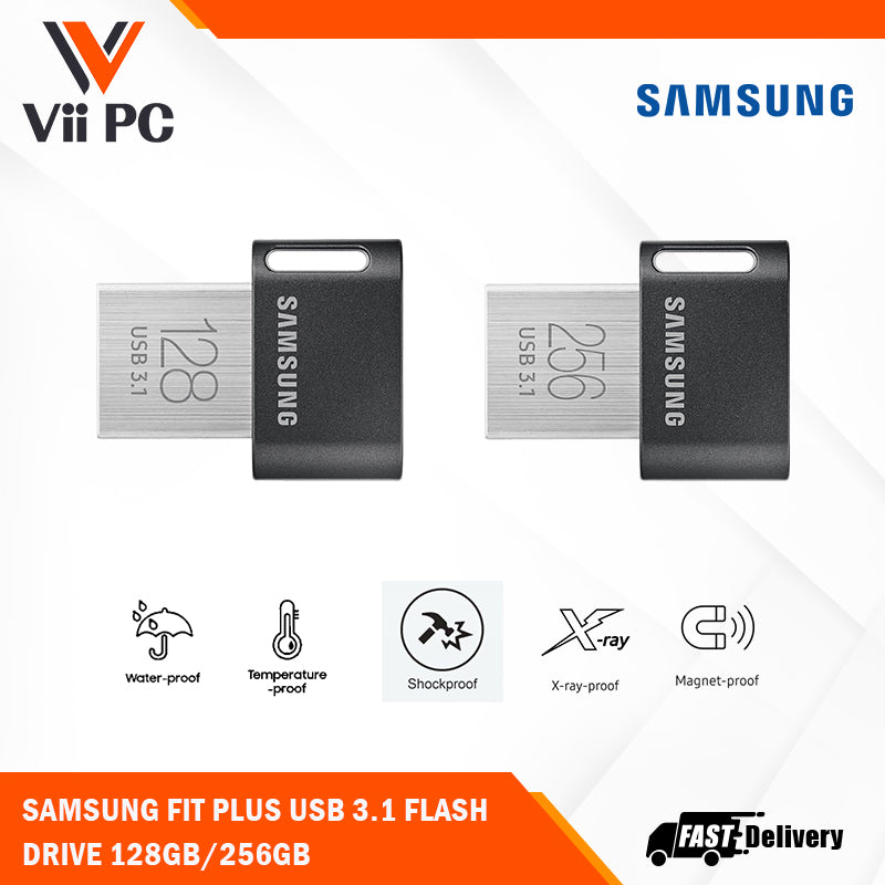 SAMSUNG FIT PLUS USB 3.1 FLASH DRIVE 128GB/256GB