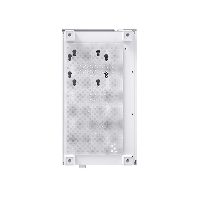 Montech SKY ONE MINI mATX Mid Tower Case (Black/White) - 3x High Performance Fans, Tempered Glass Side Panel, Front ARGB LED Strip