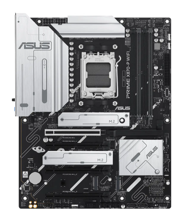 ASUS PRIME X870-P WIFI AMD Ryzen 9000 Series DDR5 Socket AM5 Gaming Motherboard
