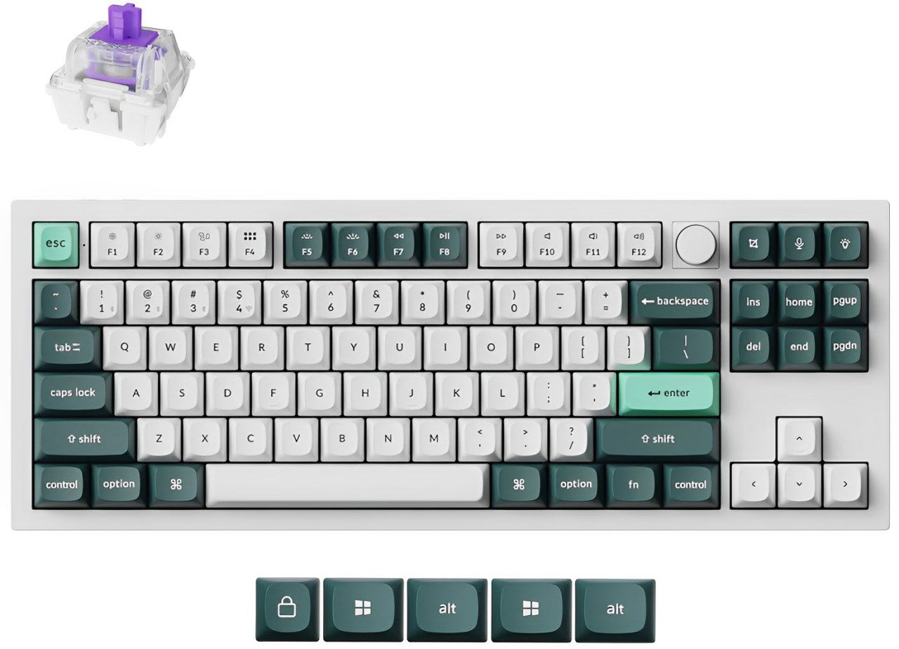 Keychron Q3 HE QMK Wireless Custom Keyboard (Q3H-M1/Q3H-P1)