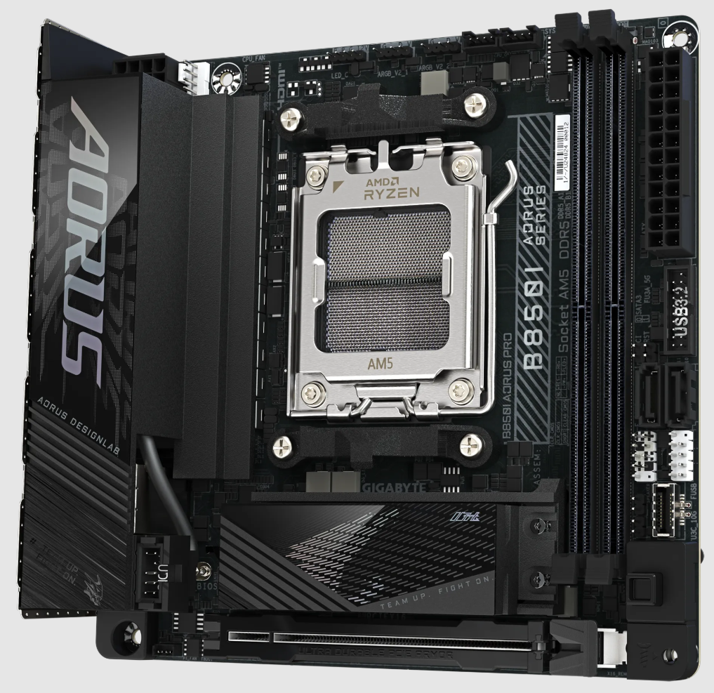 GIGABYTE B850I AORUS PRO AMD Ryzen™ 9000 Series Processors Mini-ITX Gaming Motherboard