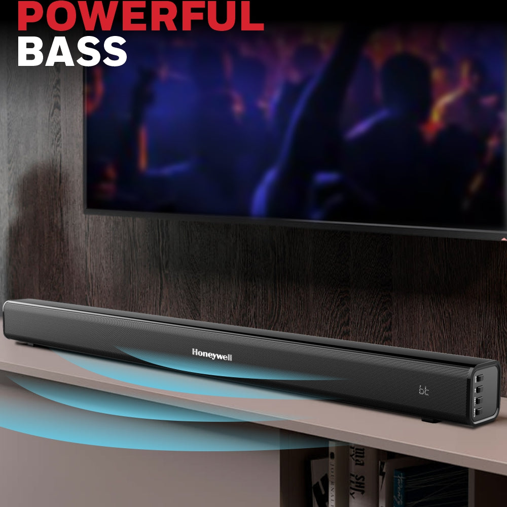 Honeywell Suono P1000 Soundbar – Black Platinum Series/1 Year Warranty