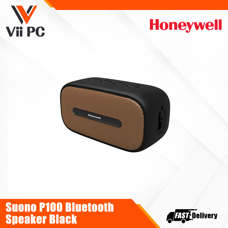 Honeywell Suono P100 Bluetooth Speaker – Black/Blue/Yellow Platinum Series/1 Year Warranty