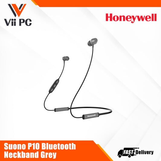 Honeywell Suono P10 Bluetooth Neckband – Grey Platinum Series/1 Year Warranty