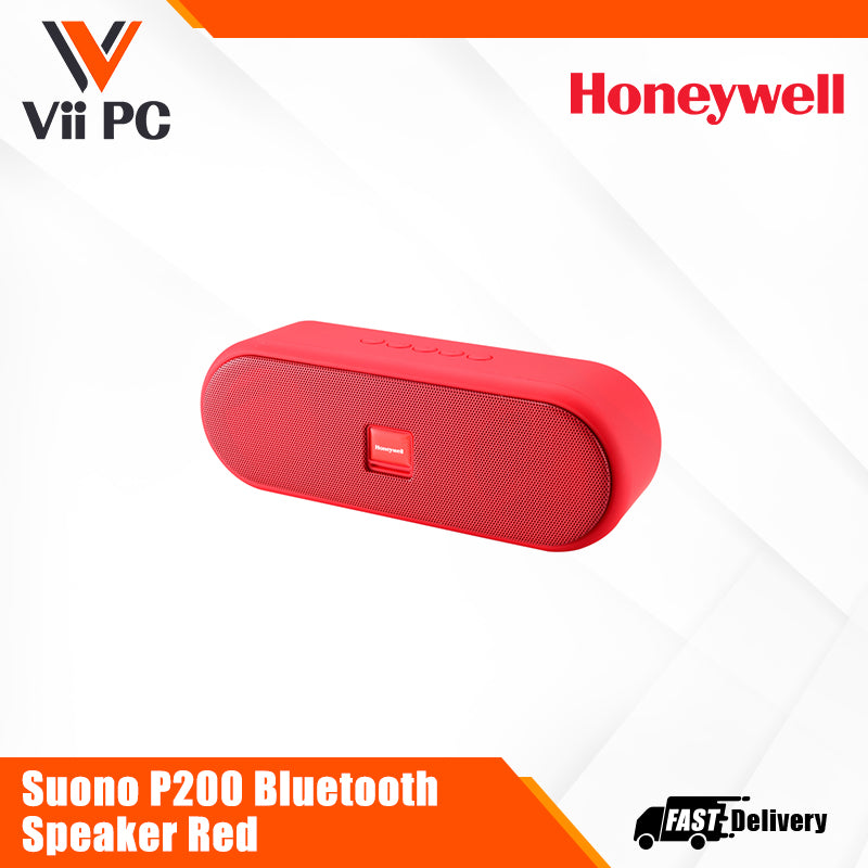 Honeywell Suono P200 Bluetooth Speaker – Red/Grey Platinum Series/1 Year Warranty