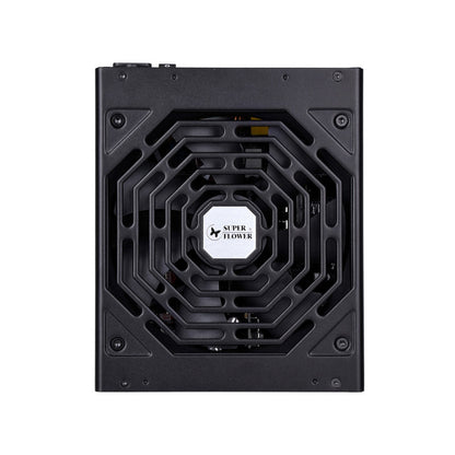 Super Flower Leadex Platinum SE 1000W 80 Plus® Platinum - ECO Fanless & Silent Mode, Full Flat Ribbon Modular Power Supply, Dual Ball Bearing Fan (10 Year Warranty)
