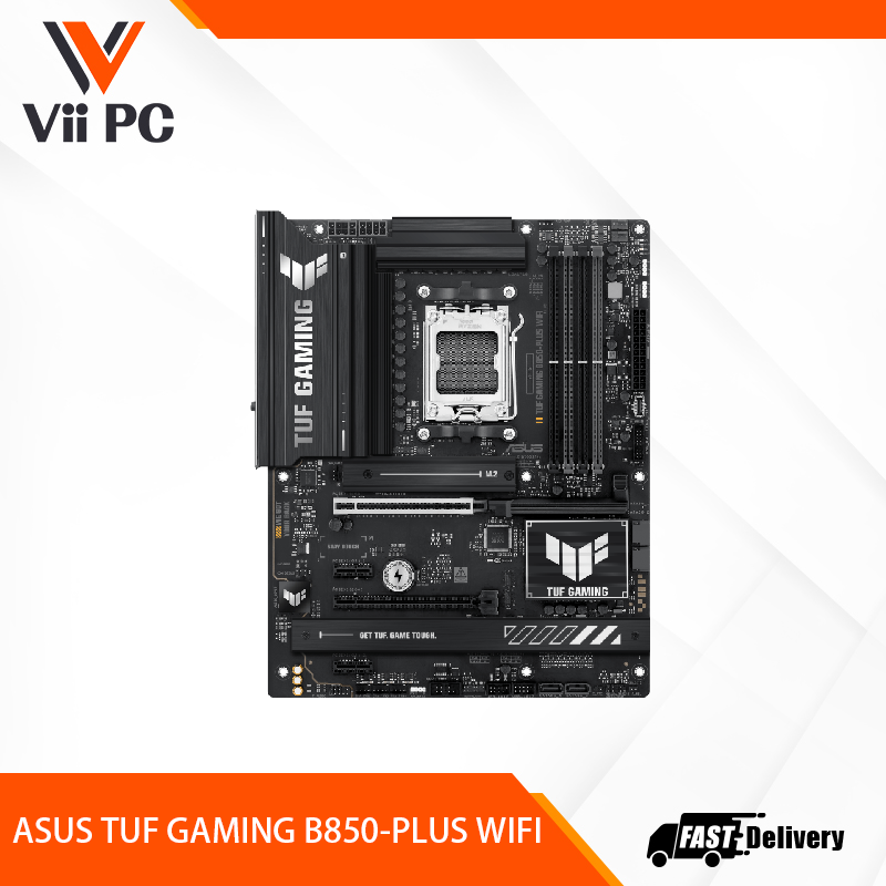ASUS TUF GAMING B850-PLUS WIFI AMD Socket AM5 for AMD Ryzen™ 9000 & 8000 & 7000 ATX GAMING MOTHERBOARD