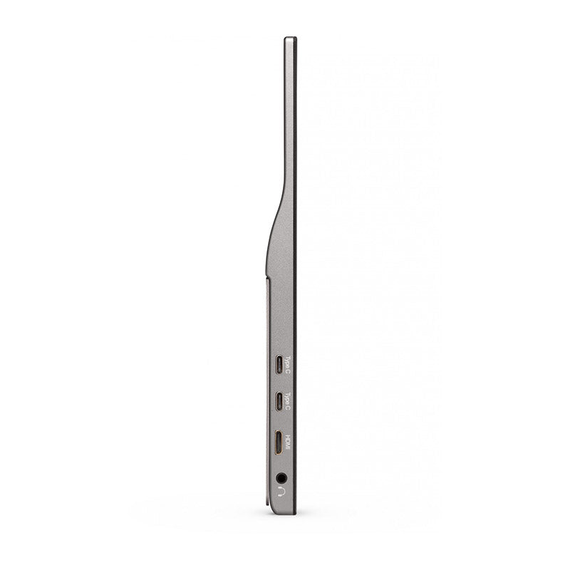 ViewSonic TD1655 16” 10-point Touch Portable Monitor, Extend Your Content from Mobile Devices, Flexible Setup with 2 x USB Type C, Anti-slip Cover, Aluminum stand, 6H hardness, Grey