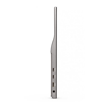 ViewSonic TD1655 16” 10-point Touch Portable Monitor, Extend Your Content from Mobile Devices, Flexible Setup with 2 x USB Type C, Anti-slip Cover, Aluminum stand, 6H hardness, Grey