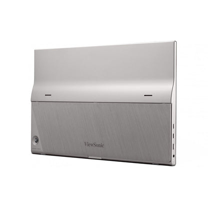 ViewSonic TD1655 16” 10-point Touch Portable Monitor, Extend Your Content from Mobile Devices, Flexible Setup with 2 x USB Type C, Anti-slip Cover, Aluminum stand, 6H hardness, Grey