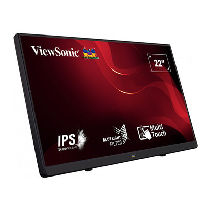 ViewSonic TD2230 22" 1080p 10-Point Multi Touch Screen IPS Monitor with HDMI and DisplayPort,BLACK,BLUE