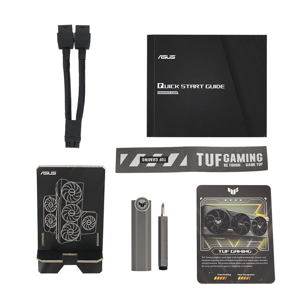 ASUS TUF Gaming GeForce RTX™ 4070 Ti SUPER 16GB GDDR6X BLACK/WHITE OC Edition Graphics Card