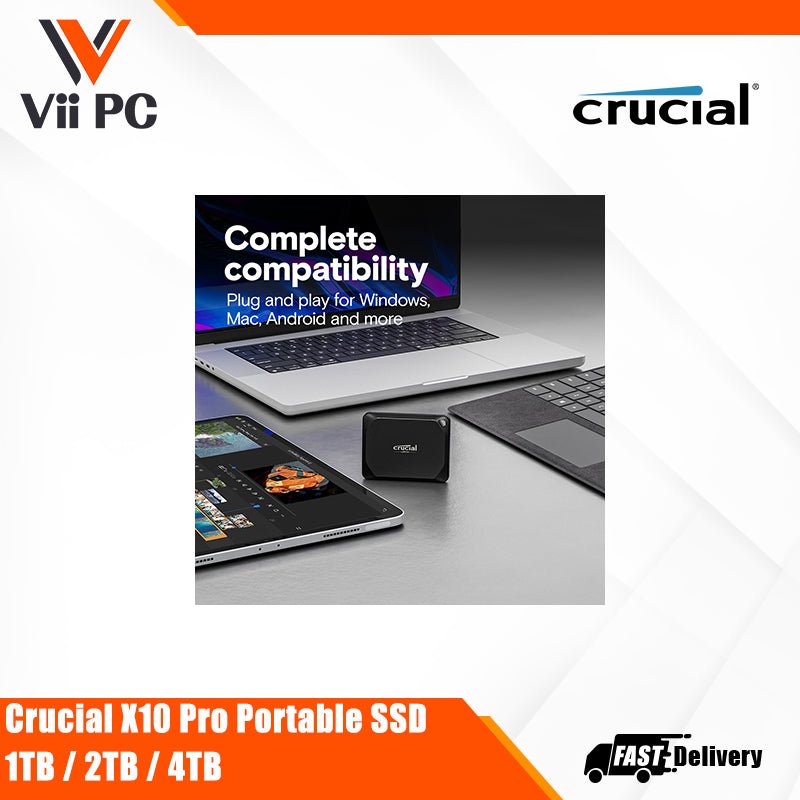 Crucial X10 Pro Portable SSD 1TB / 2TB / 4TB